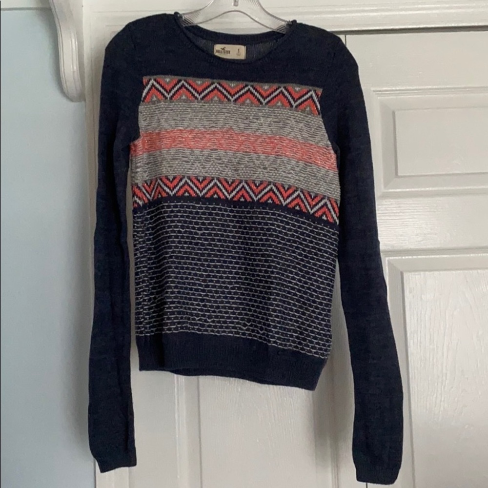 Multicolored striped sweater